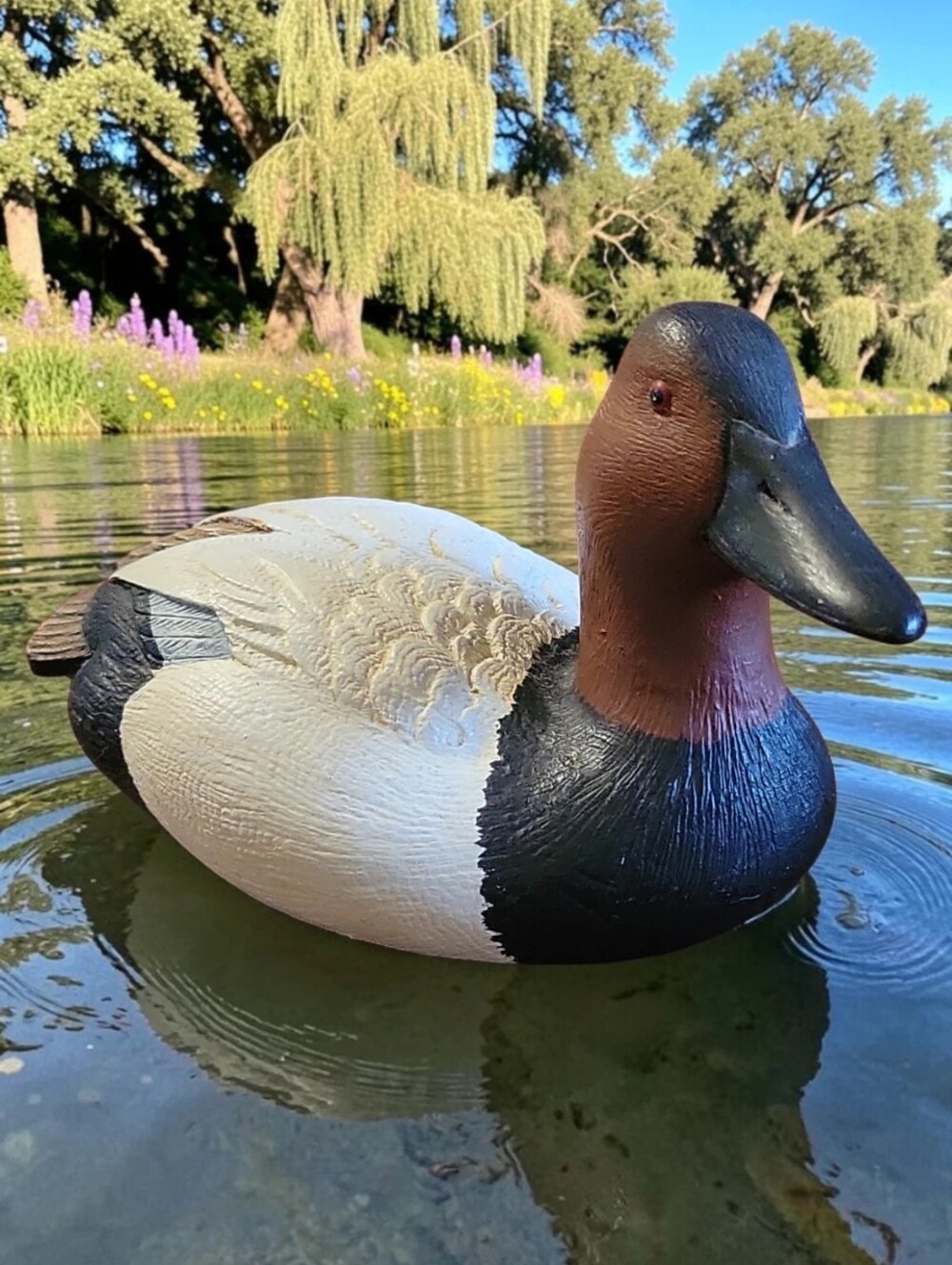 Vtg 90s J B Garton Heritage Artists Mini Mini Collection Canvasback Duck Decoy